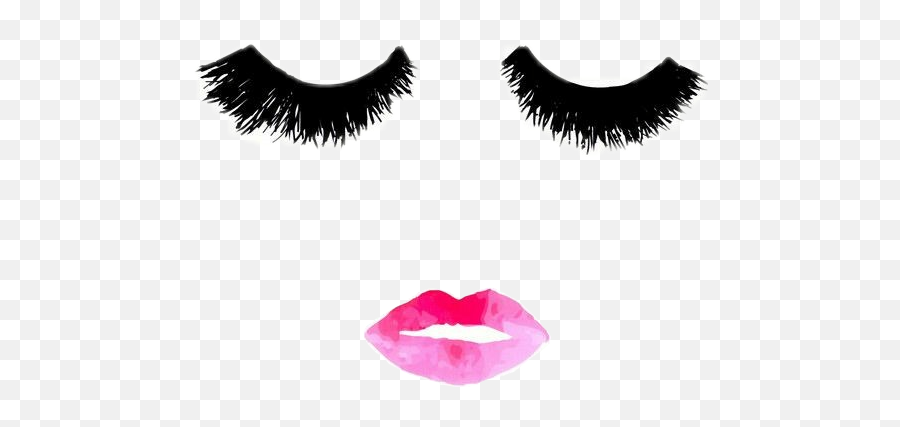 Girl Makeup Kiss Eyelashes Sticker By Ana Iset - Happy Friday Quotes With Lashes Emoji,Kiss Emoji Makeup