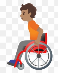 U200d Manual Wheelchair User With Medium Skin Tone Emoji,Magic Wand Emoticon Copy And Paste