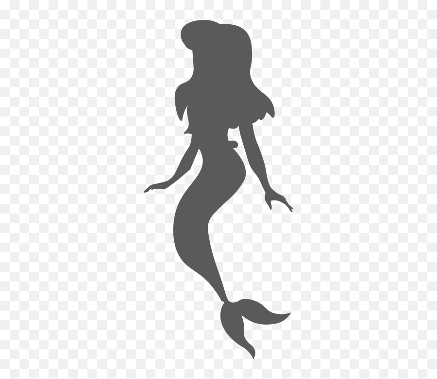 Female Mermaid Silhouette Free Svg File - Svgheartcom Emoji,Mermaid Emoji Cute
