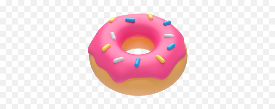 Premium Donut 3d Illustration Download In Png Obj Or Blend Emoji,Donut Emoji