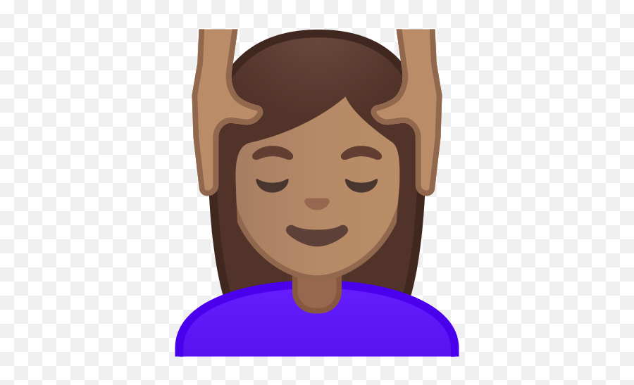 Person Getting Massage Emoji With - Emoji,Massage Emoji