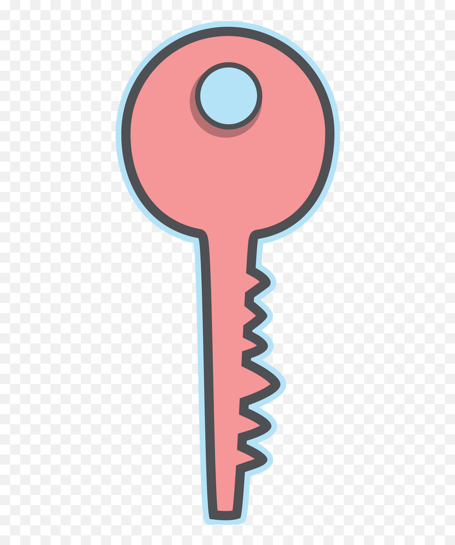 Pink Key Clipart Transparent - Clipart World Emoji,Old Key Emoji