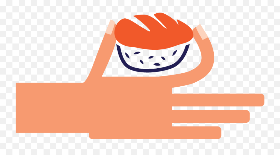 Fold Lightly For Enjoyable Sushi Clipart - Full Size Clipart Clip Art Emoji,Sushi Emoji Png