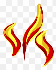 Transparent Cartoon Flames Transparent - Holy Spirit Pentecost Png Emoji,Flames Emoji