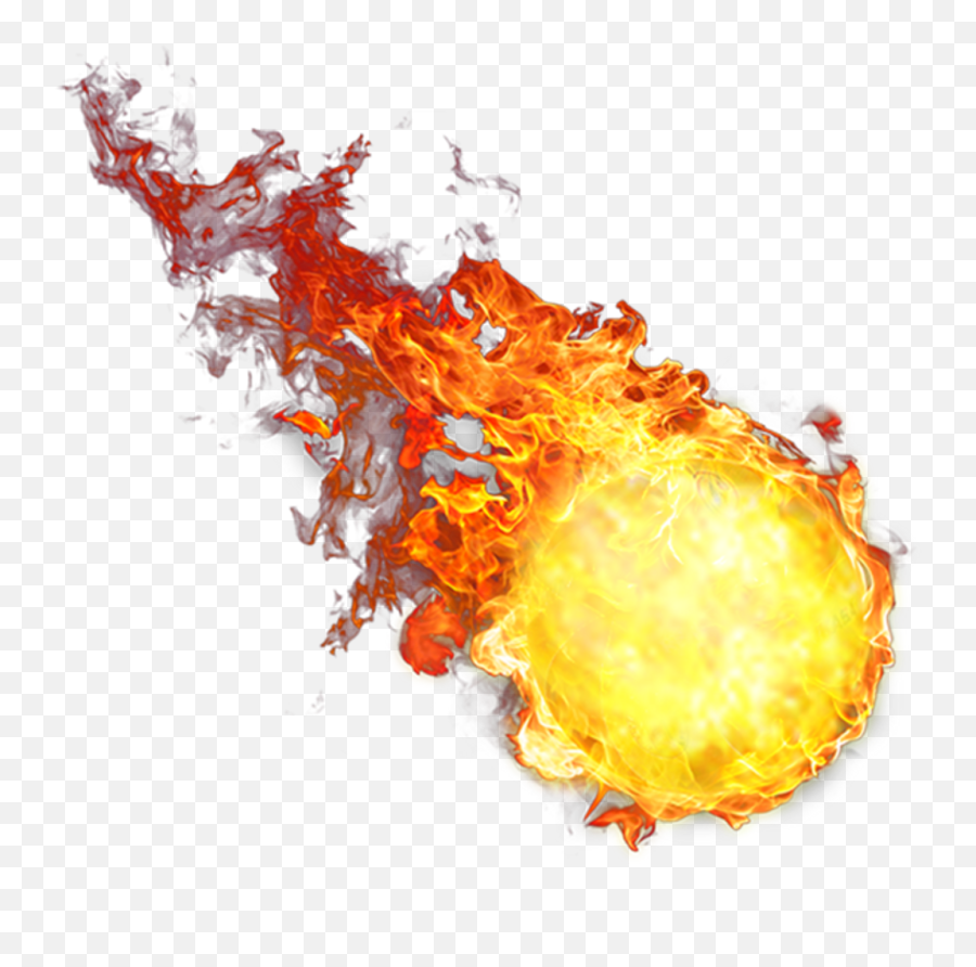 Download Fireball Boladefogo Fire Fogo Bola Ball - Fire Ball Png Emoji,Fire Emoji Sticker