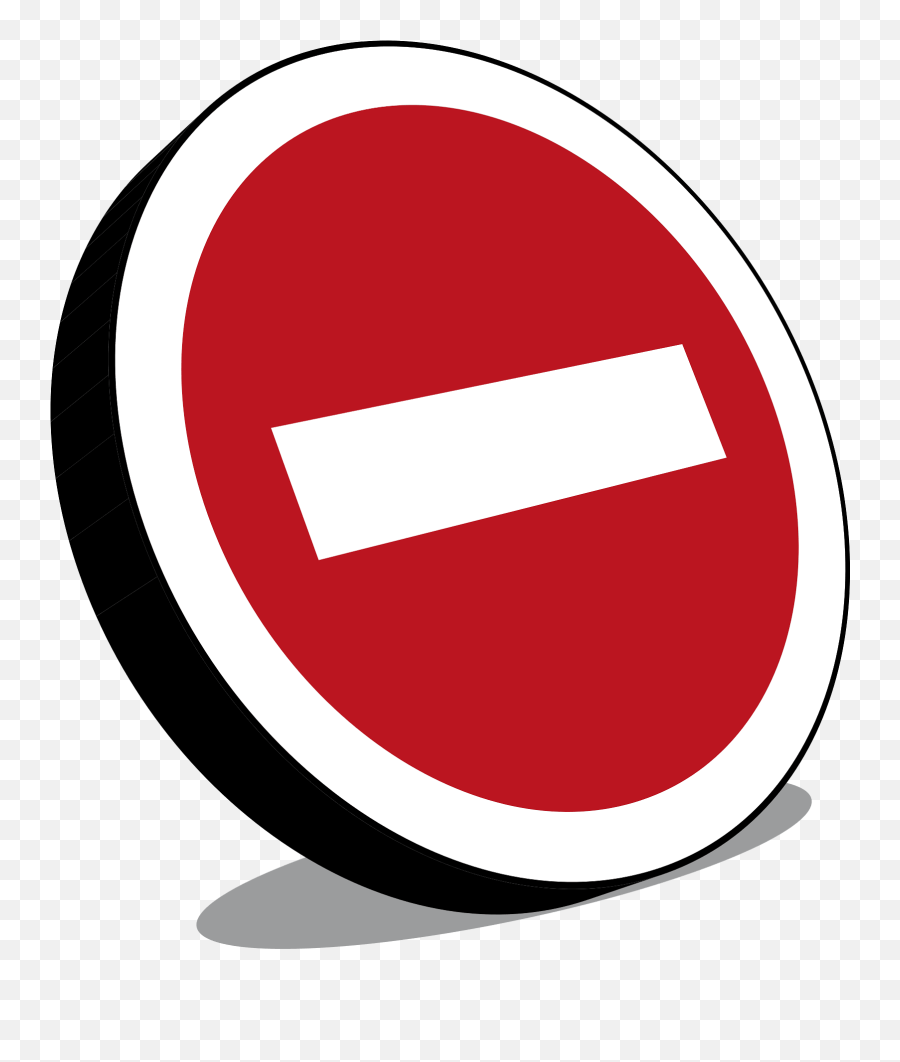 Do Not Enter Sign Clipart Free Download Transparent Png - Interdit Png Transparent Emoji,Danger Sign Emoji