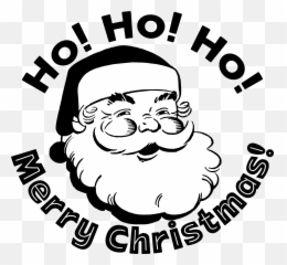 Santa Claus Black And White Png U0026 Free Santa Claus Black And - Santa Clip Art Black And White Emoji,Santa Emotions