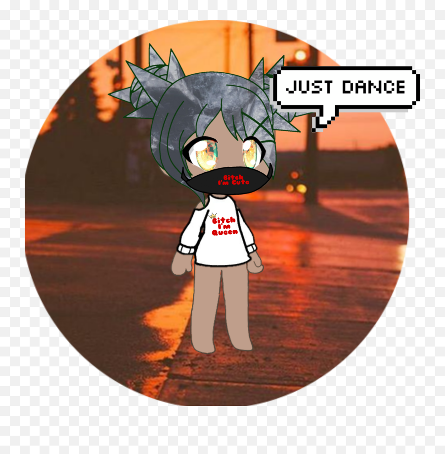 Gachalifeedit Just Dance Sticker By - Fictional Character Emoji,Emoji Just Dance
