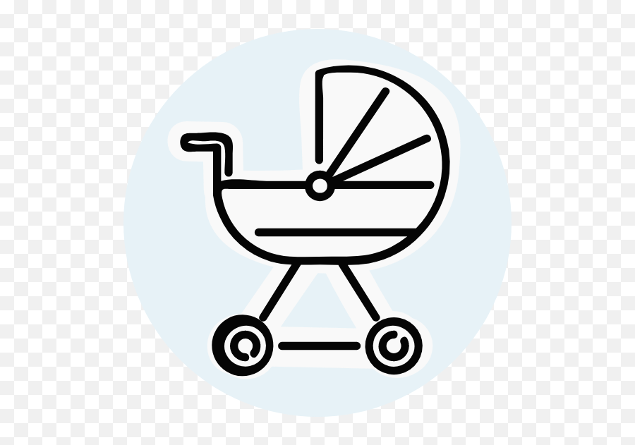 Basic Baby Stroller Graphic - Empty Emoji,Skype Baby Emoticon