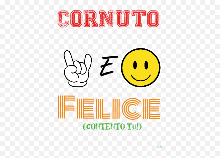 Scopri U201ccornitoefelicecontentotuu201d Di Flavimelita Crea - Cmjn Emoji,Emoticon Contento