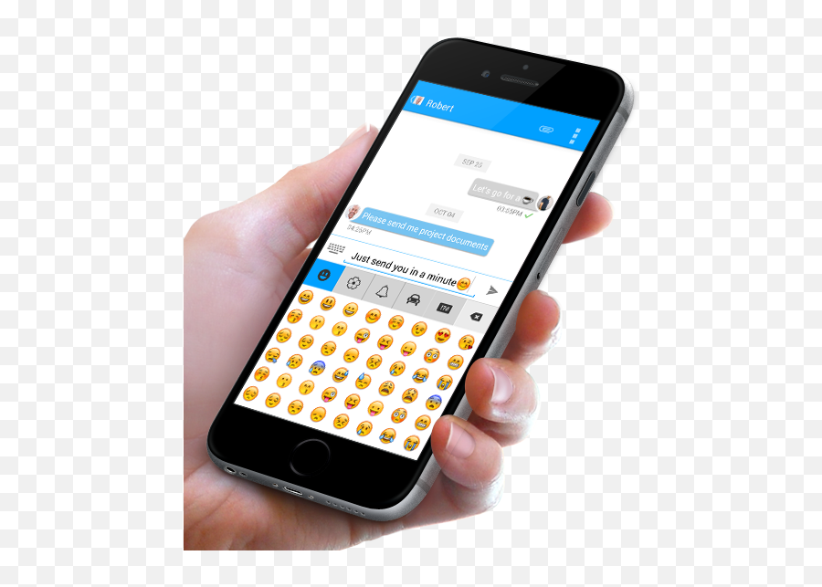 Basechat - Whatsapp Clone Script Gps Phone Png Emoji,More Whatsapp Emoticons Iphone