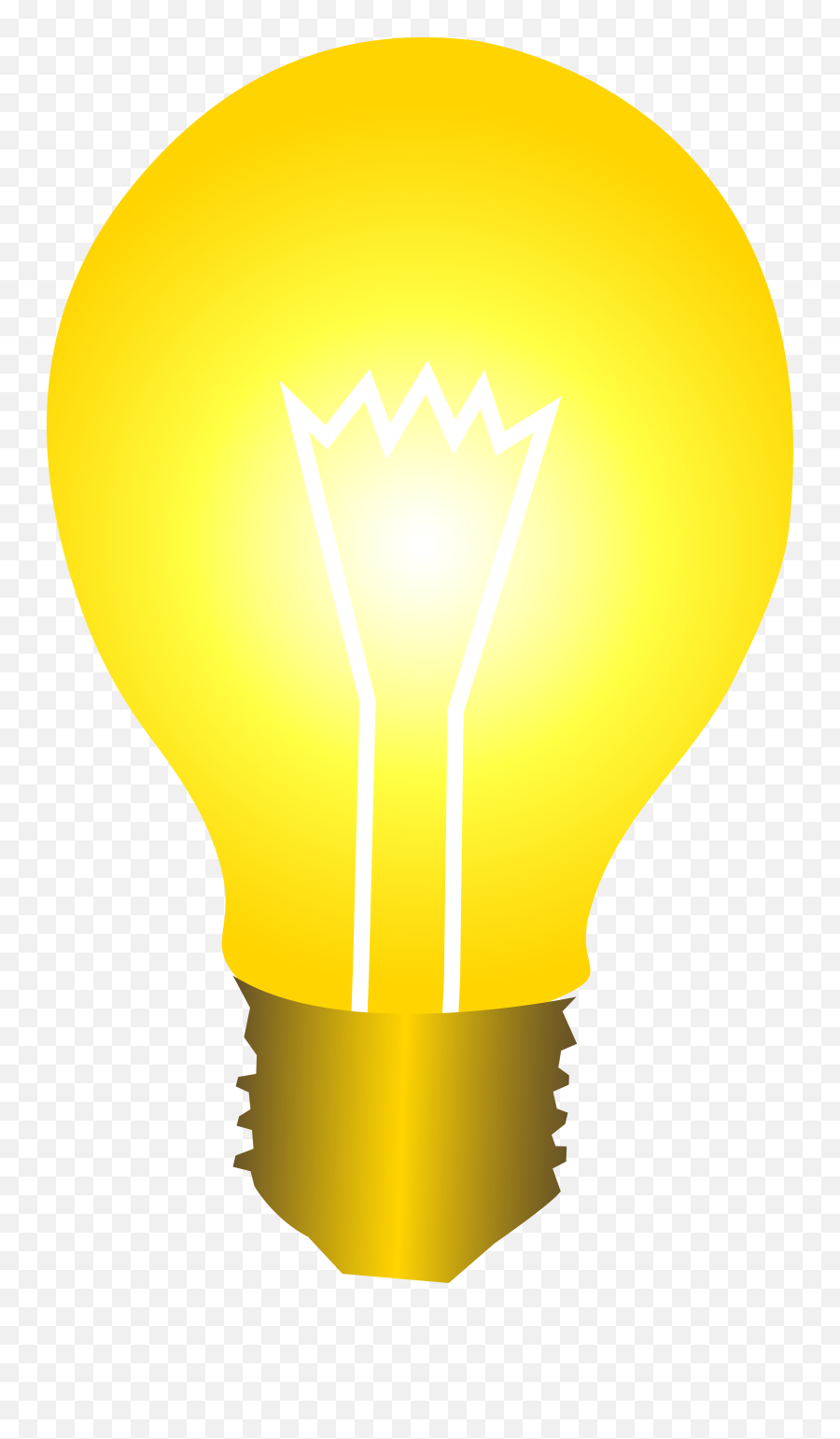Thinking Light Bulb Emoji - Clip Art Library Transparent Background Light Bulb Png,Lamp Emoji