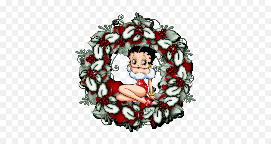 Betty Boop 2 - Cia Dos Gifs Betty Boop Merry Christmas Emoji,Imagenes De Emoticon Mugsy Gif