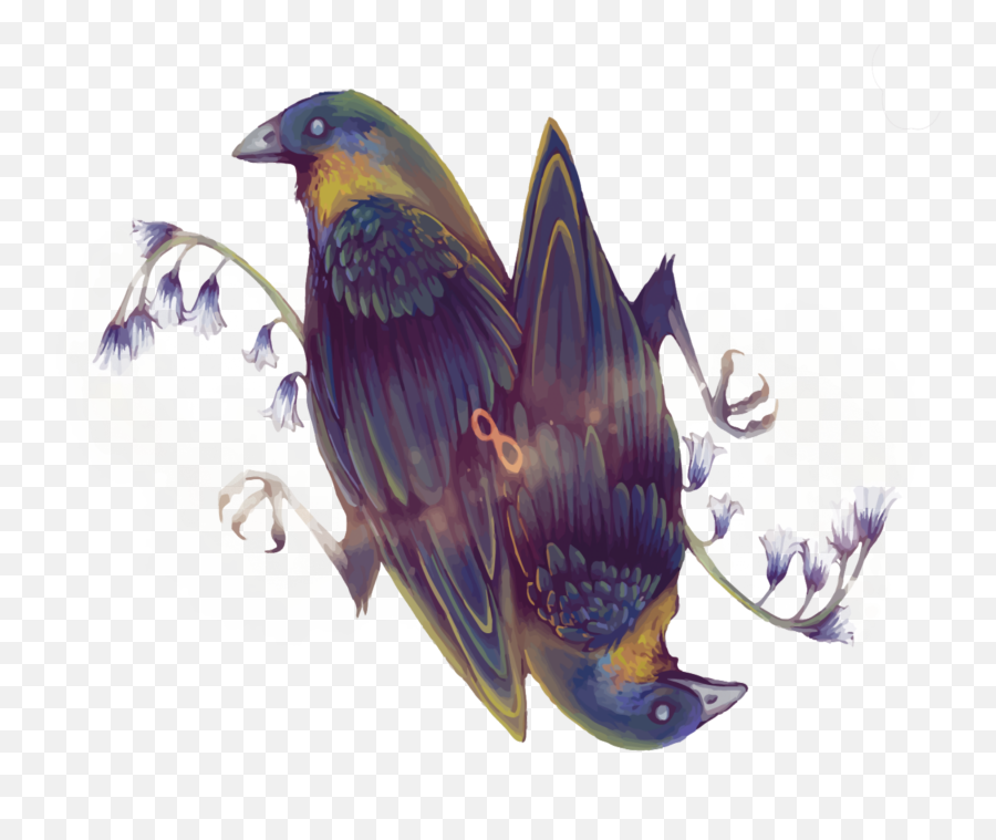 Mq Purple Birds Bird Flying Raven - Swallow Emoji,Purple Bird Emoji