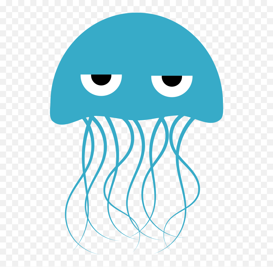 Water Animals Please - Clip Art Library Jellyfish Clipart Png Emoji,Japanese Emoticons Jellyfish