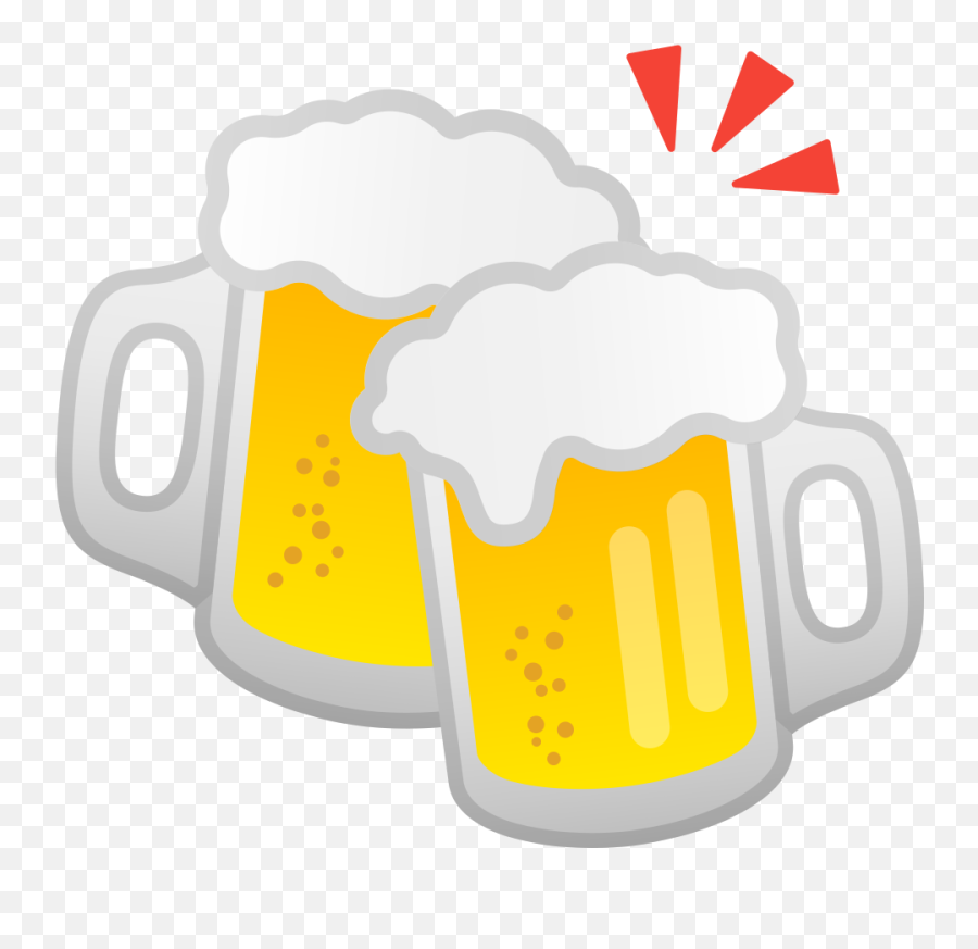 Clinking Beer Mugs Icon - Beer Emoji,Clinking Glasses Emoji