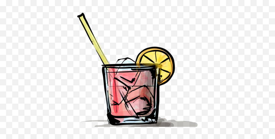 Cocktail Clipart Tipsy - Pink Gin Png Download Full Size Highball Glass Emoji,Pina Colada Emoticon