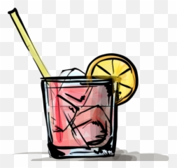 Cocktail Clipart Tipsy - Pink Gin Png Download Full Size Highball Glass Emoji,Pina Colada Emoticon