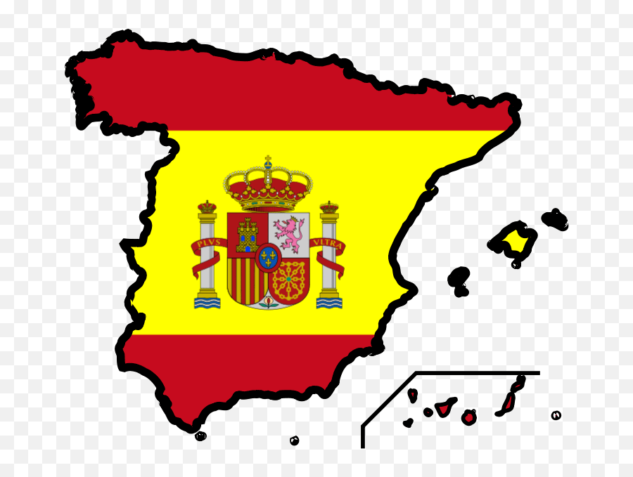 Spain Flag Map - Spain Clip Art Emoji,Puerto Rico Emoji