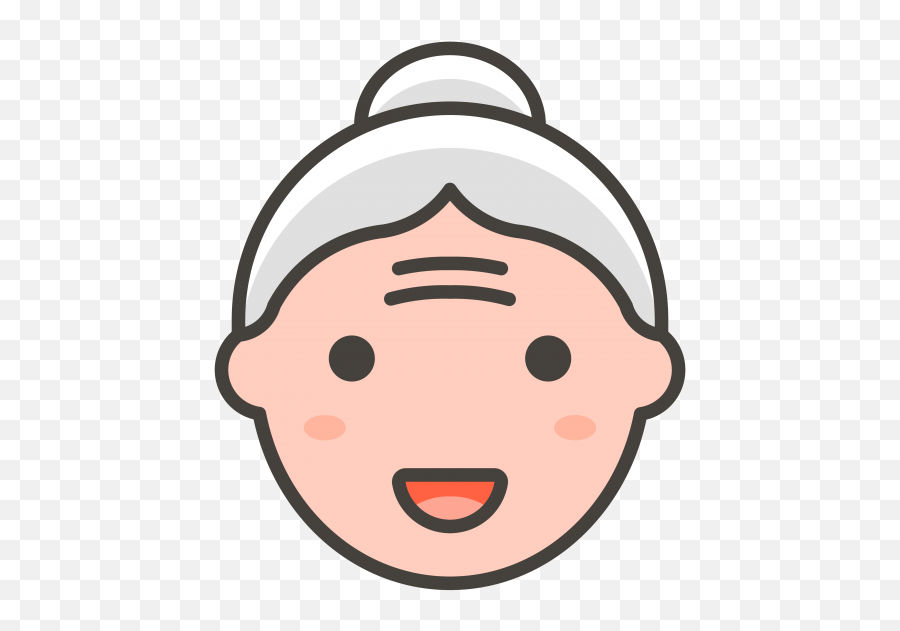 Old Woman Emoji Png Transparent Emoji - Freepngdesigncom Old Woman Icon Png,Emojis Frame Png