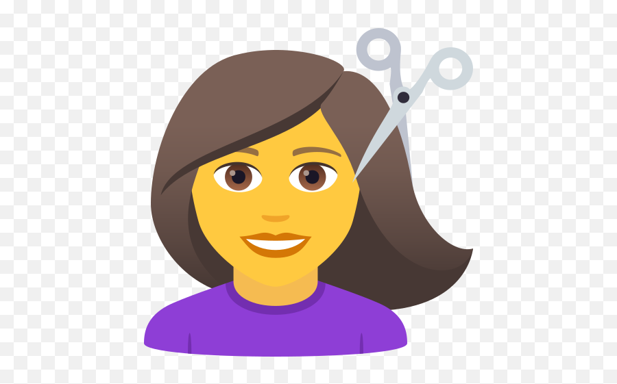 Emoji A Woman Gets A Haircut - Animated Raise Hand Gif,Scissors Emoji