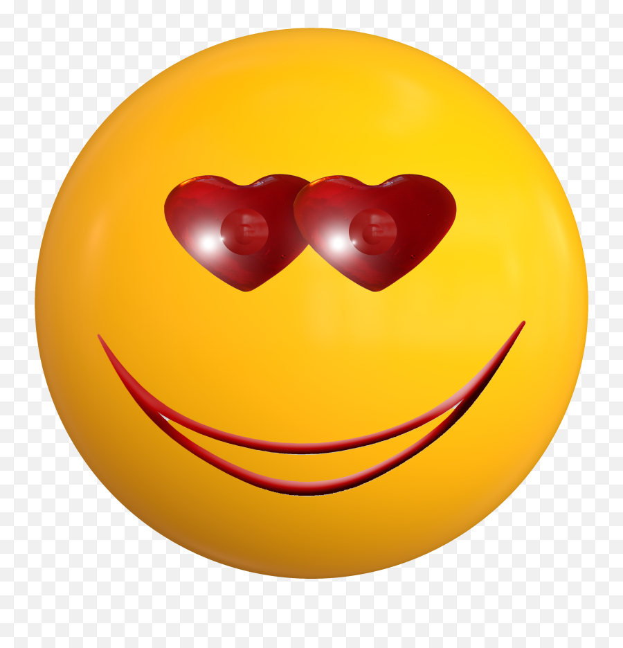 Smile Emoticon Love Ball Face Png - Ícone Emotion Png Emoji,Emoticon Tooth Smile
