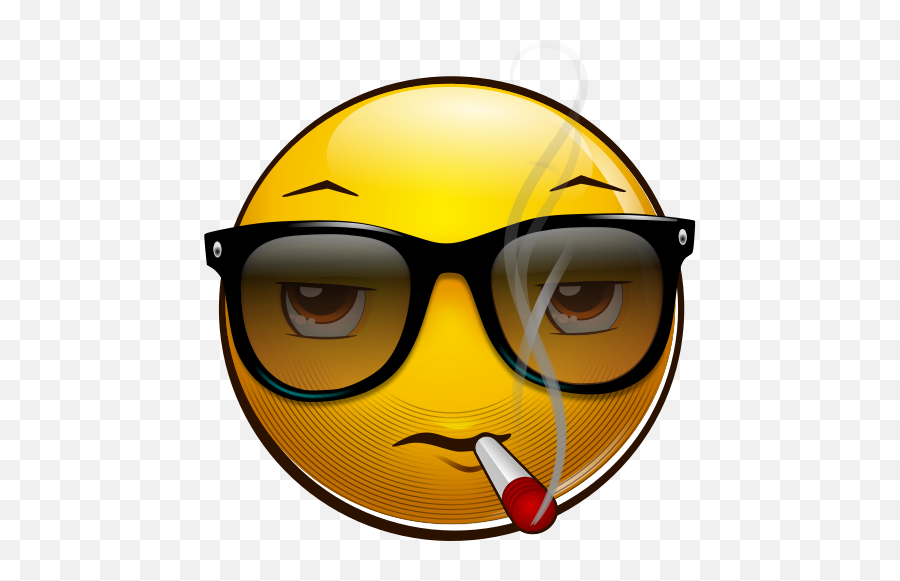 Smiley Smiley Emoji - Happy,Cigarette Emoji