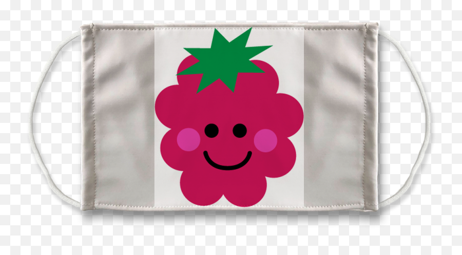 Fruit With Faces Graphics - Maskscom Cloth Face Mask Emoji,Raspberry Emoticon Face