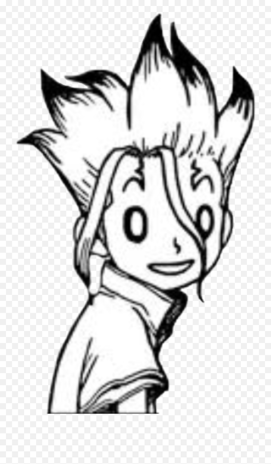 The Most Edited Senkuu Picsart - Dr Stone Ukyo Sticker Emoji,Emotion Manga Backgrounds