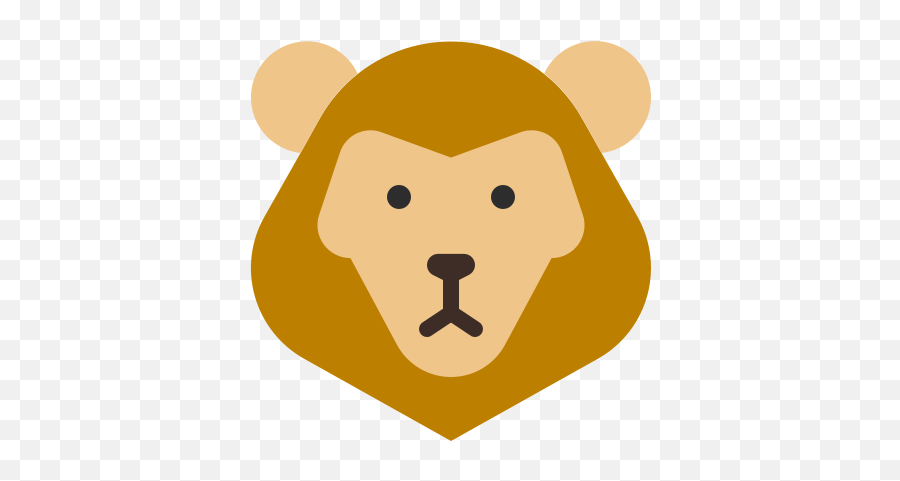 Lion Animal Free Icon Of Animal Flat Colors - Happy Emoji,Dog Lion Emoticon Falala