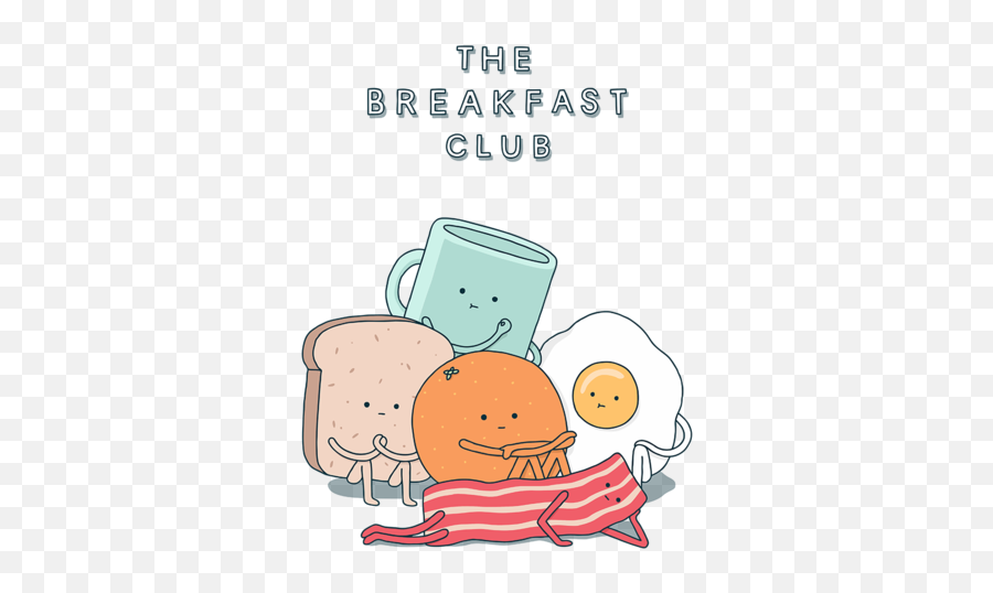 54 Breakfast Ideas In 2021 Food Humor Cute Puns Breakfast - Breakfast Club Cartoon Poster Emoji,Scrunchy Face Emoticon