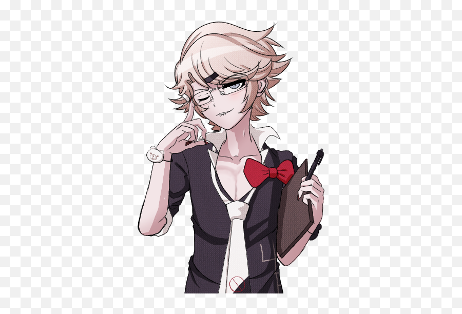 Woot Woot Male Junko Sprite Also A Drawing - Junko Enoshima Male Png Emoji,How To Draw Emotion Anime