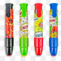 Comic Attack Clickit Erasers - Click It Erasers Comic Attack Emoji,Emojis Saying Goodbye To My Teacher