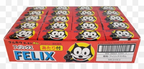 Marukawa Fusen Felix The Cat Chewing - Firecracker Emoji,Felix The Cat Emoticon Code