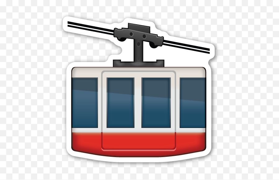 Mountain Cableway - Vertical Emoji,Semi Truck Emoji