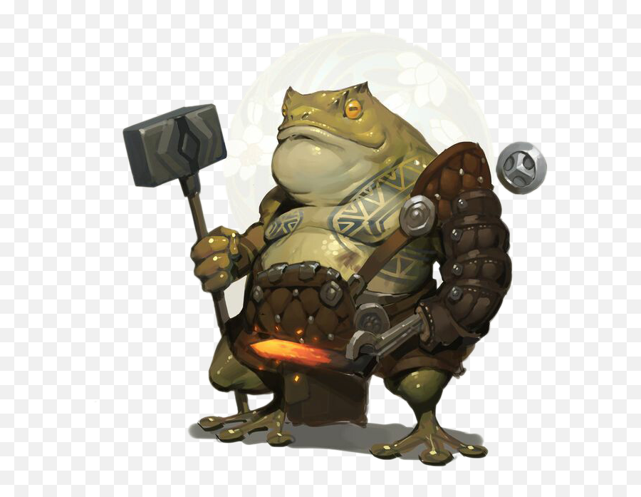 Monstruo Sapo Bullywug Monster - Album On Imgur Blacksmith Monster Emoji,Sapo Emojis Png