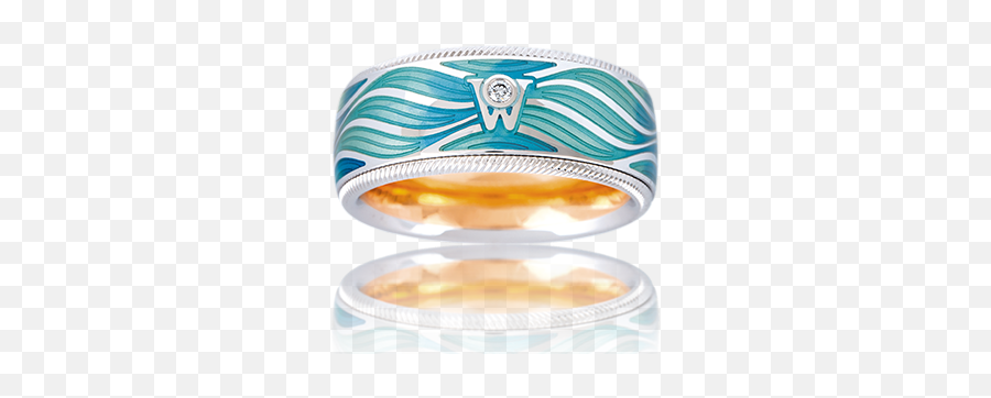 Wellendorff - Magic Waves Ring Wellendorff Ring Wellenzauber Emoji,Turquoise Emotion