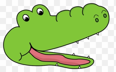 Alligator Head Clip Art - Clip Art Library Alligator Mouth Open Clipart Emoji,Alligator Emoji