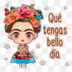 Sticker Maker - Lexaarguedas Cr Emoji,Emoticons Flower Girl