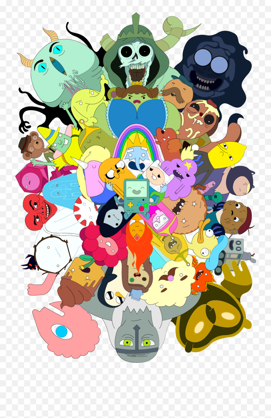 I Designed An Adventure Time Poster Radventuretime Emoji,Emotions Hit Me Site:reddit.com