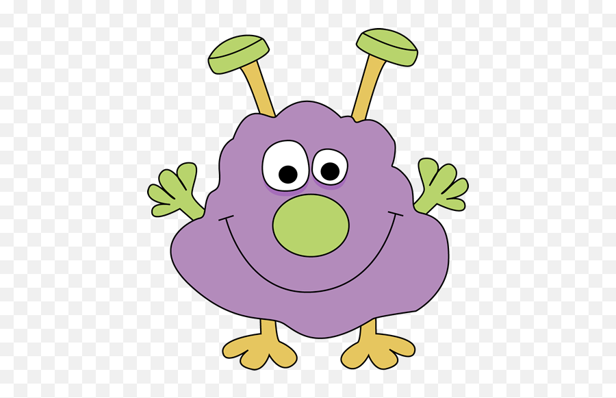 Clip Art Monsters Clipart Image 4 - Clipartix Emoji,Monster Animated Emoticon