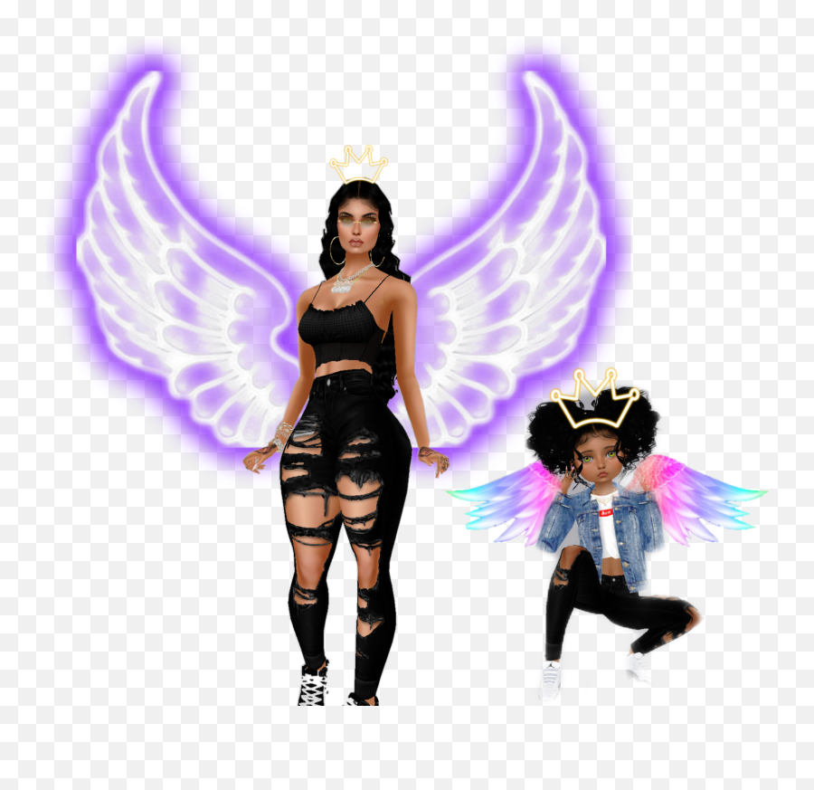 Imvu Mommydaughter Kids Sticker By Trendingmaddie - Gacha Life Png Asas Emoji,Imvu Emoji Imvu Mommydaughter Kids Sticker By Trendingmaddie - Gacha Life Png Asas Emoji,Imvu Emoji
