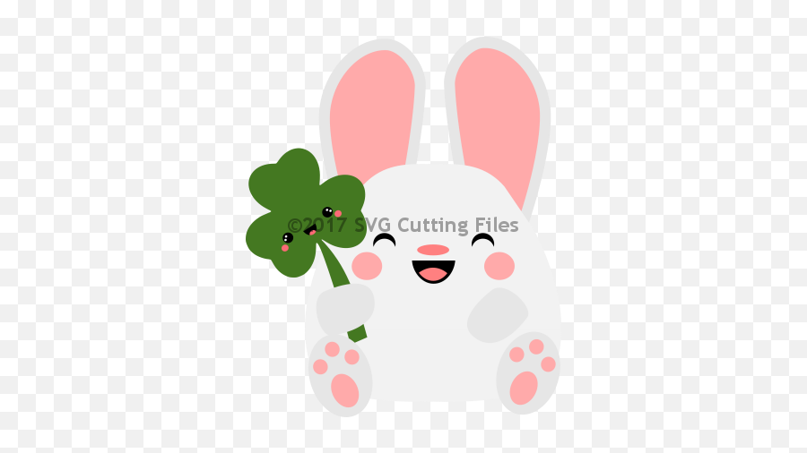 St Patricku0027s Day - Shamrock Bunny Emoji,St Patrick's Day Emoji Art