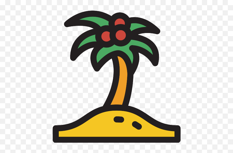 Palm Tree Vector Svg Icon 6 - Png Repo Free Png Icons Emoji,Palm Tree Beach Emoji