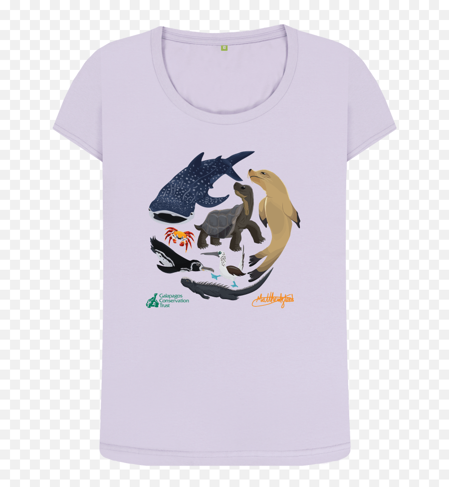 Galapagos Wildlife Womenu0027s T - Shirt Galapagos Conservation Emoji,All Over Both Sides Emoji T-shirt