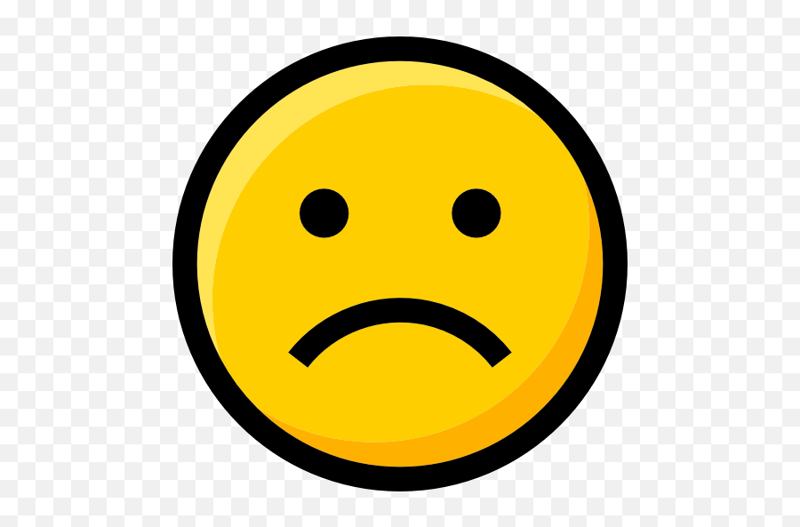 Emoji Faces Smileys Feelings Interface Ideogram Sad - Sad Vector Svg,Sad Emoji Faces