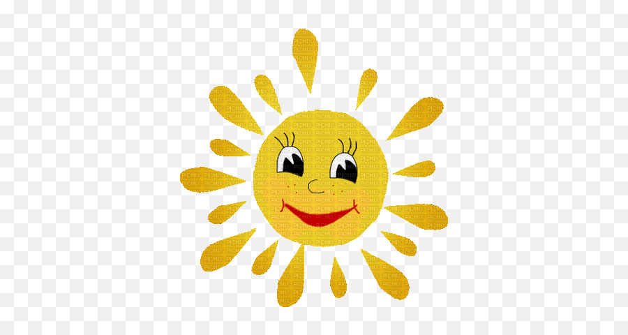 Sun Sonne Soleil Summer Ete Sommer Face - Sonne Gif Emoji,Anime Face Emoticon