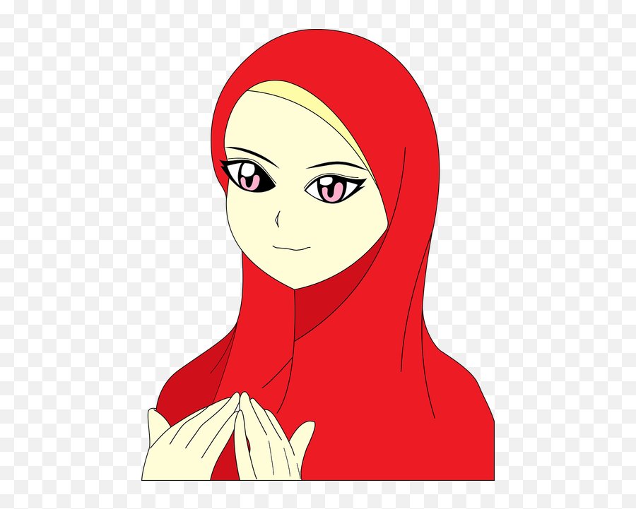 Hijab Muslim Women Beautiful Public Domain Image - Freeimg Transparent Muslim Girl Png Emoji,Pretty Girl Emoji