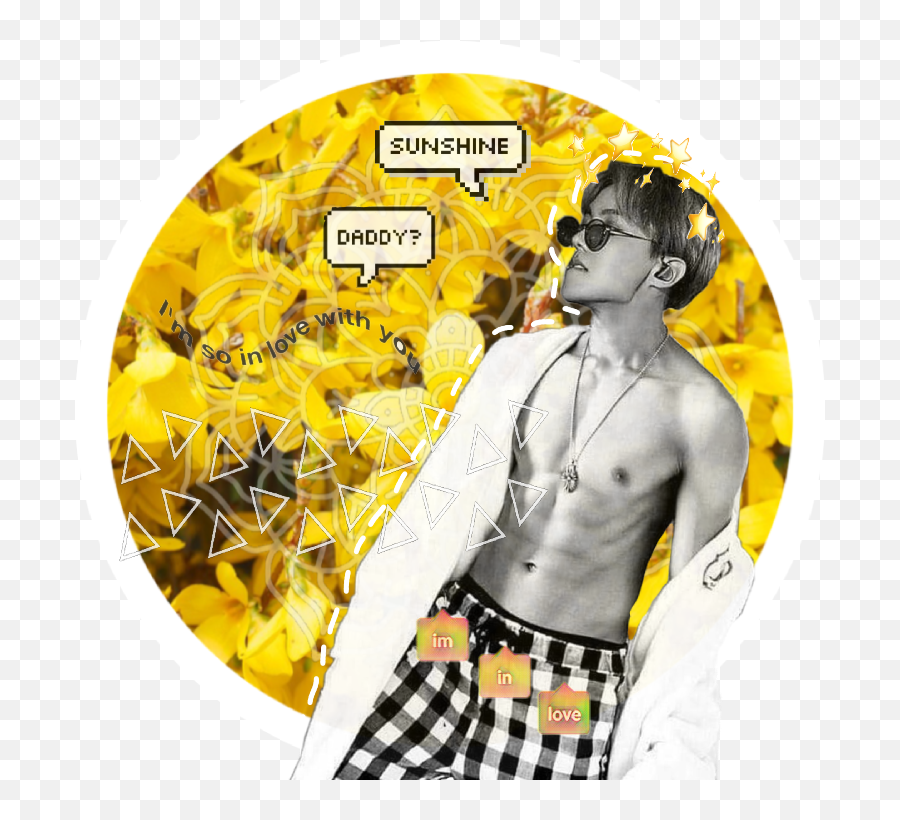 Jhope Bts Summer Yellow Sticker By Cassie - Min Yoongi Abs Emoji,Mee6 Emoji