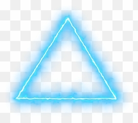 Neon Blue Triangle Sticker - Vertical Emoji,Blue Triangle Emoji